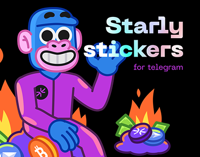 Starly stickers