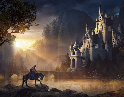 The Lost Castle - Photo Manipulation Process