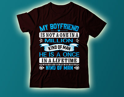 My Boyfriend T-shirt Design.