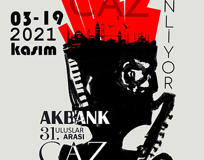 Istanbul Jazz Festival poster 2021