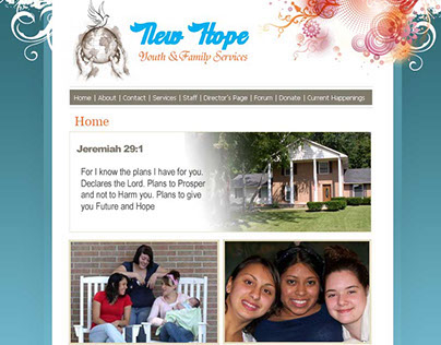 New Hope Youth & Family Services Website