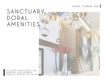 Project thumbnail - Sanctuary Doral Millwork. Work as part of Italian K&B
