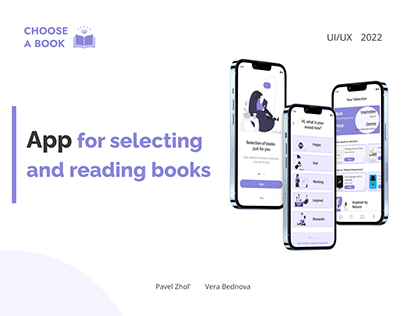 Choose a book - App for selecting and reading books.