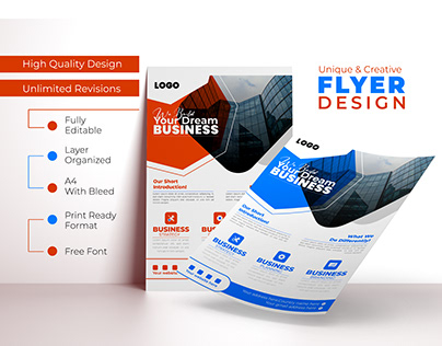 Creative Corporate Business Modern flyer design