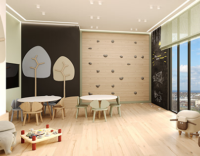 Visualization of a children's playroom