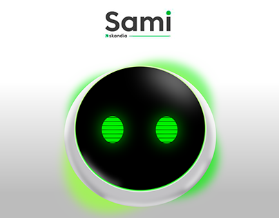 Diseño de personaje Bot "Sami" chat live skandia
