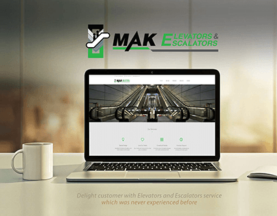 MAK Elevator & Escalator Website Design