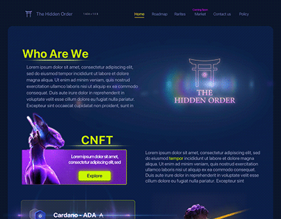 ThhiddenOrder NFT - Website