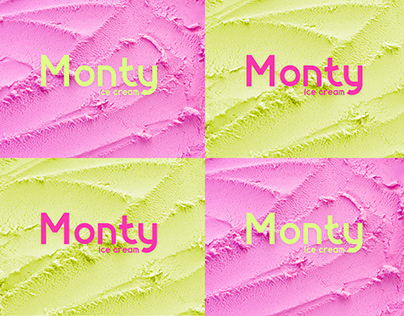 Logotype for ice cream Monty | Логотип для мороженого