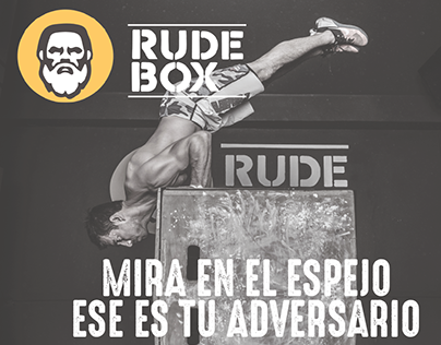 RUDE BOX Marketing and graphics.