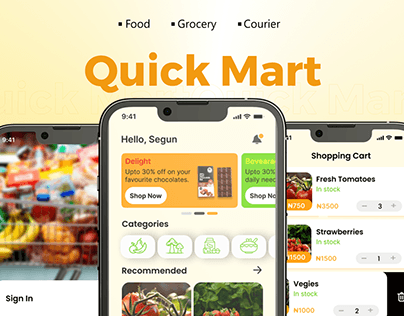 Grocery Shopping APP (Google UI UX Capstone project)