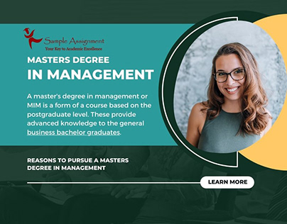 Reasons to Pursue a Masters Degree in Management