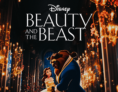 BEAUTY AND THE BEAST POSTER - DISNEY COLLECTION