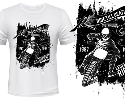 Motorcycle T-shirt Design | Motorcycle T-shirt Design