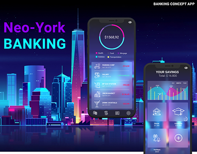 Neo-York - Banking Concept App - UI