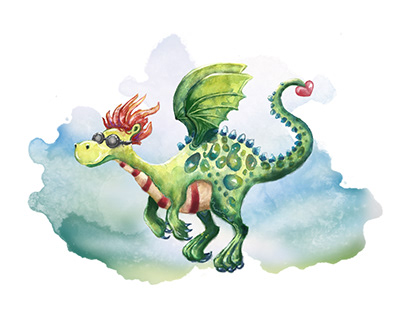Watercolor / Dragon