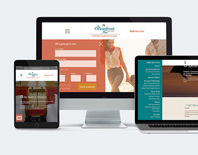 Oceanfront Inn Website Design