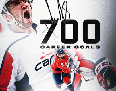 Alex Ovechkin 700 Goals Art