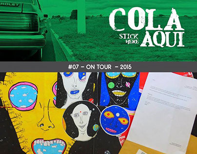 Sticker series for Cola Aqui!, 2015