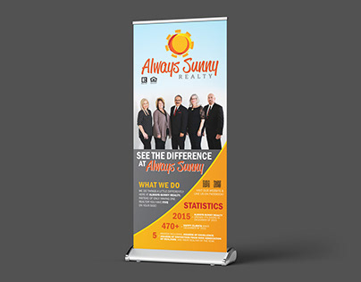 Always Sunny Realty Retractable Banner