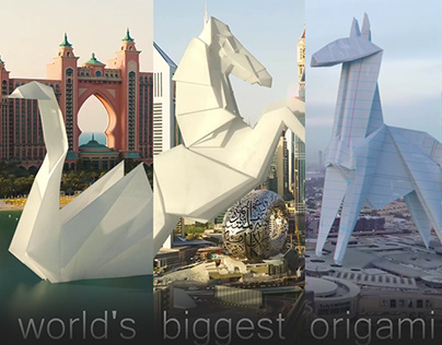 Worlds Biggest Origami in Dubai
