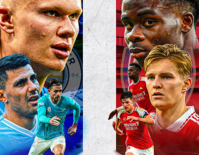 Manchester City - Arsenal Matchday poster