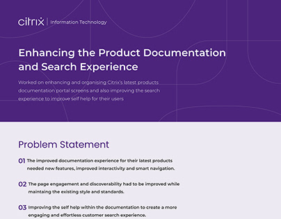 Revamping Citrix product documentation