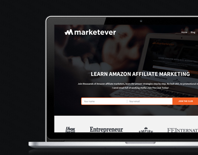 Marketever Homepage Redesign