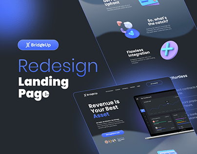 BridgeUp landing page redesign