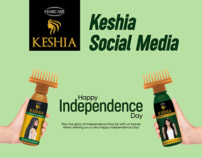 Keshia Hair Oil Social Media