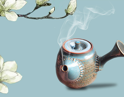 Delicate tea pot