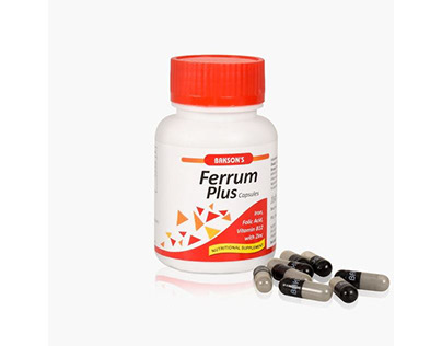 Ferrum Plus Iron Tablets for Anemia from Bakson