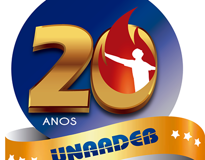 Logo de Comemoração de 20 anos da UNAADEB