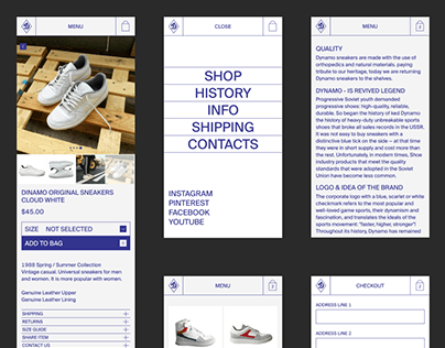 DINAMO online shoe store
