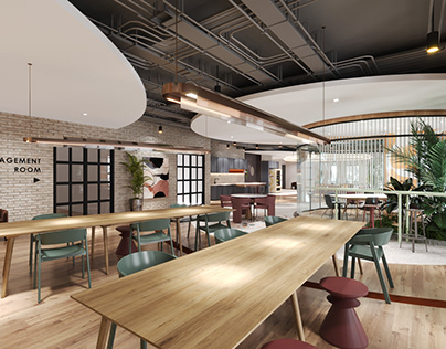 Team Keris Palazzo Clubhouse | Co Working Area Design