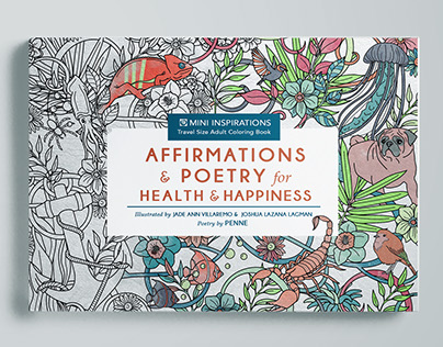 Adult Coloring Book: Affirmations & Poetry