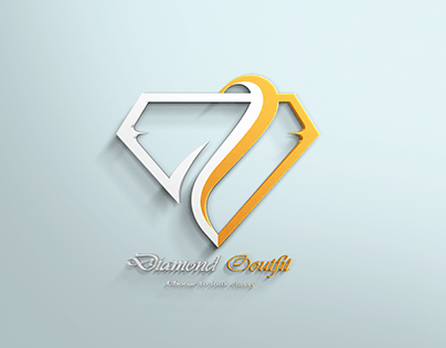 Diamond Outfit Logo design - pixim design