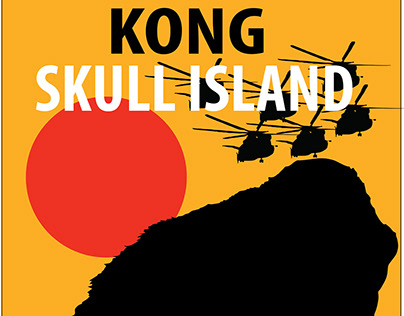 kong skull island vector poster