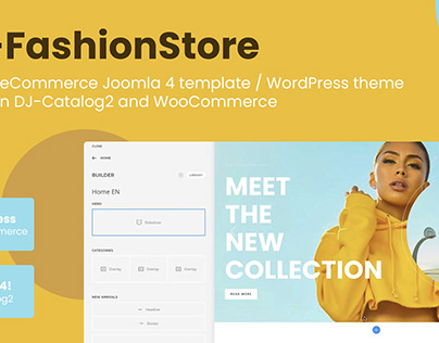 DJ-FashionStore - the template for Joomla 4 & WordPress