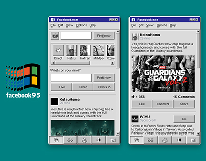 Weekly Project Challenge #3 - Facebook for Win95