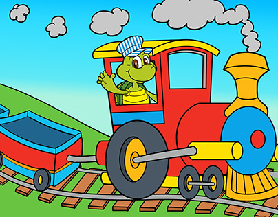 The turtle and the train