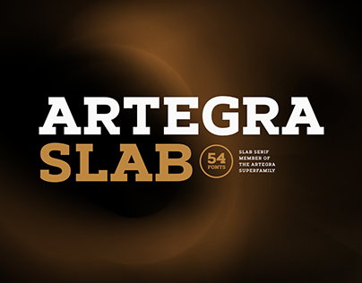 Artegra Slab - 54 Fonts Superfamily