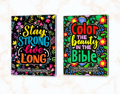 Inspirational adult coloring book