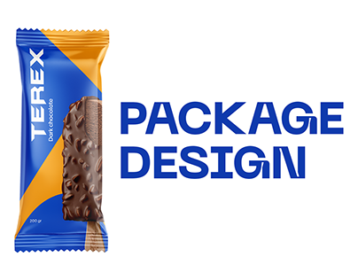 Package design for ice-cream "Terex"