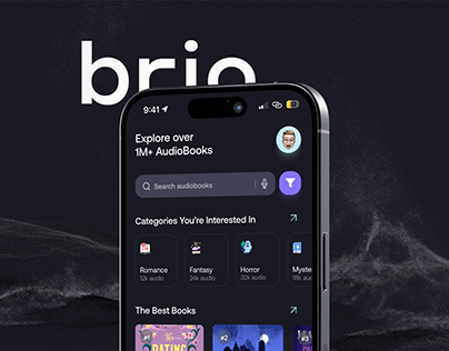 Brio - AudioBooks Platform [Mobile App]