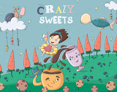 Crazy Sweets. Main Illustration