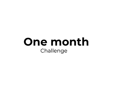 One month Challenge