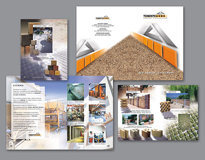 Promotion leaflet for a construction company