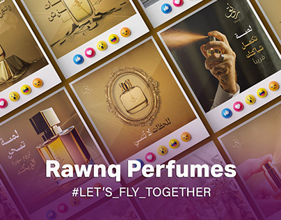Rawnq Perfumes Social media project 2023