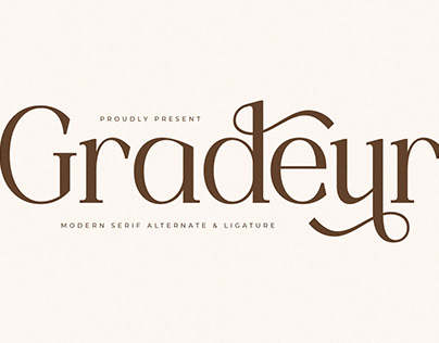 Gradeur - Modern Serif Font